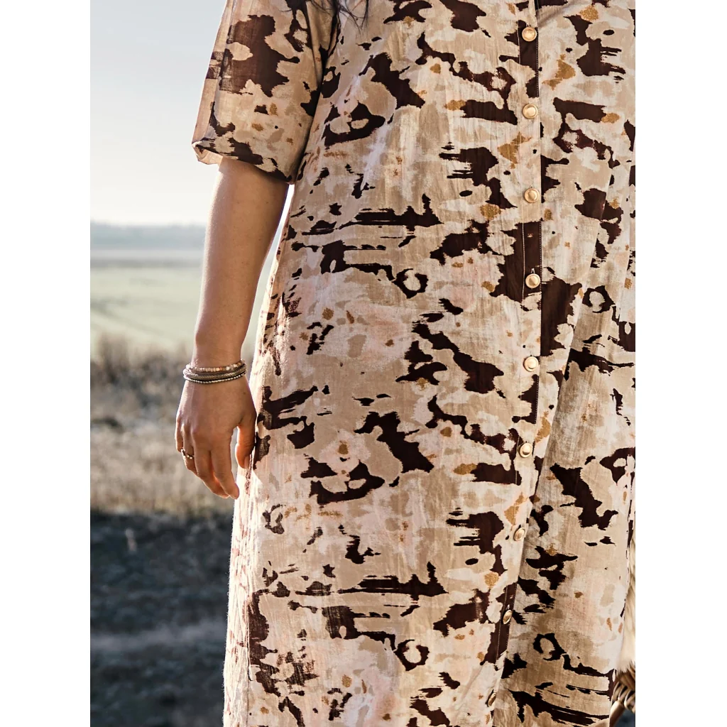 Mönstrad klänning från Zoey 252-0423 - Bild 3