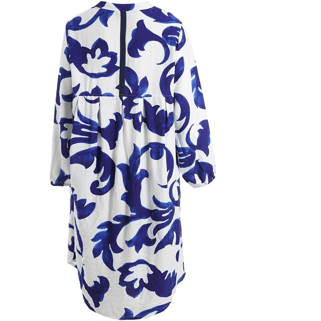 Mönstrad långskjorta/klänning från Gozzip G262013 - Bild 8