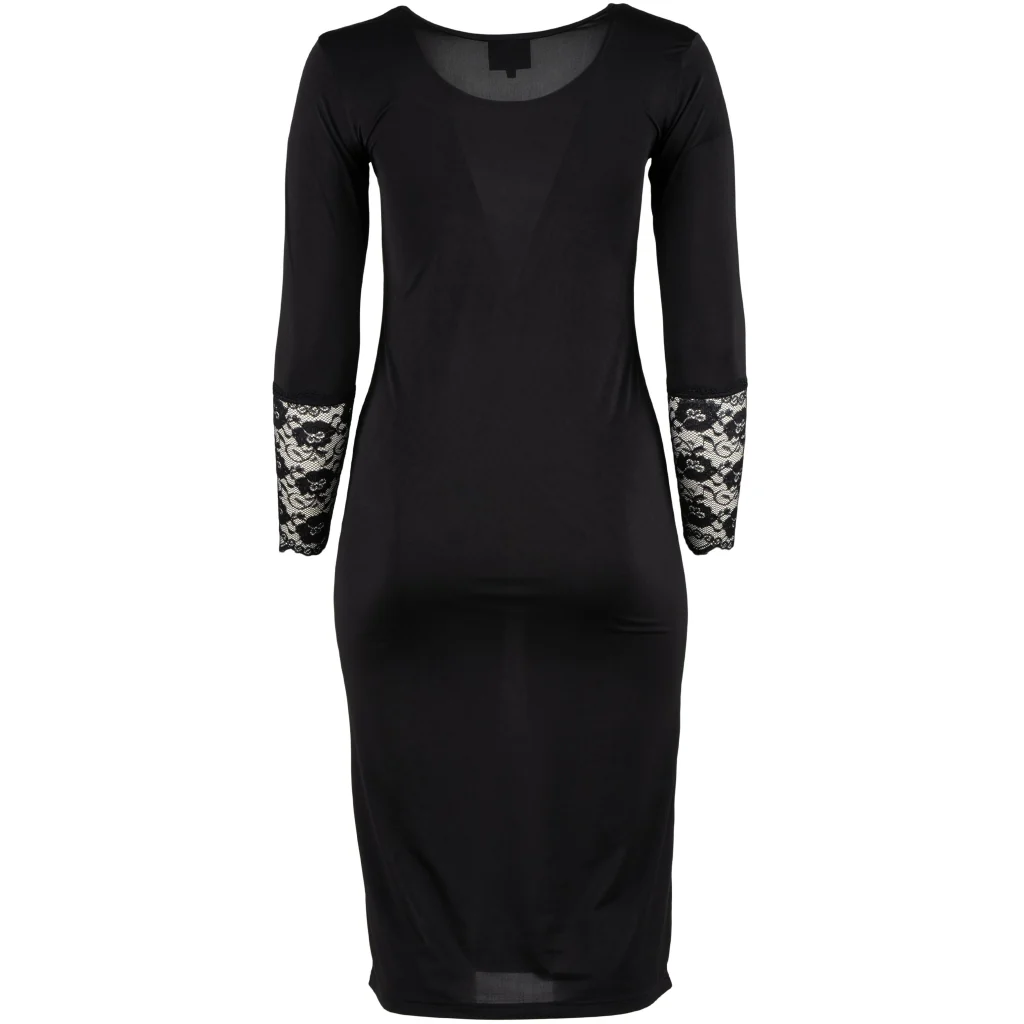 Svart underklänning med spetsärm från Studio S255893 - Bild 6