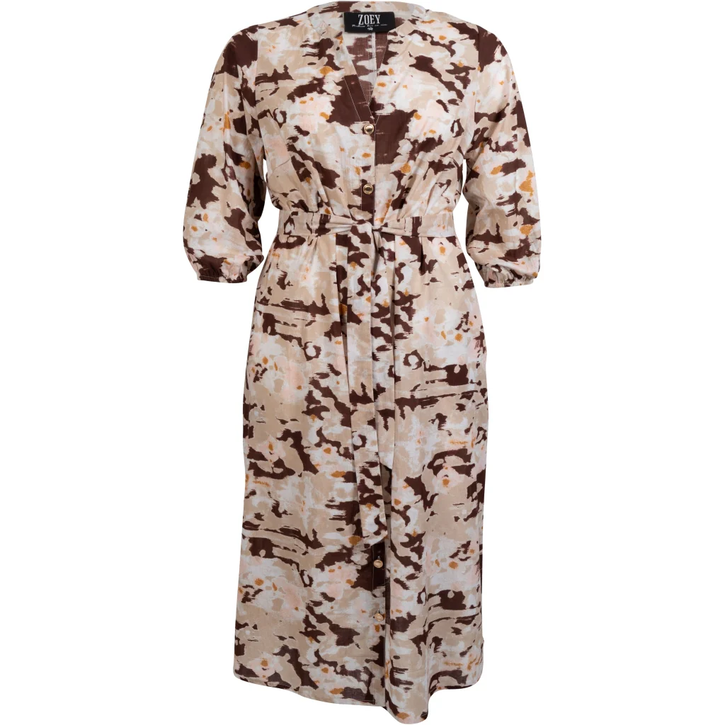 Mönstrad klänning från Zoey 252-0423 - Bild 6