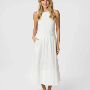 Neo Noir Kjol Yara Long Poplin