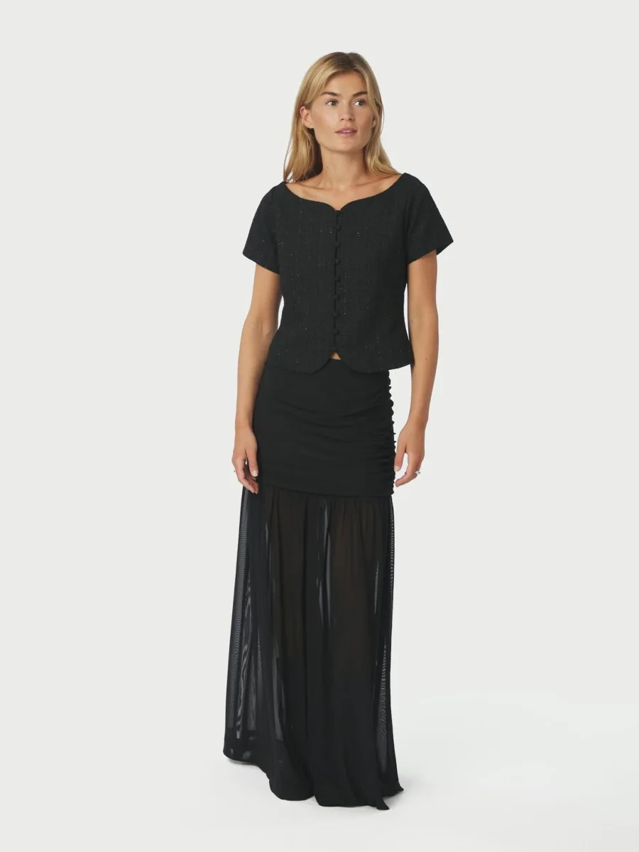 Neo Noir Kjol Mori Layered - Bild 3