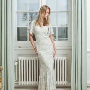 Neo Noir Klänning Celesse Print Chiffon