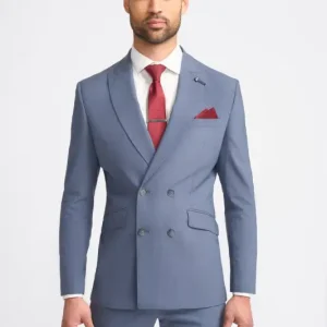 2-delad kostym - Double Breasted - Cavani Victorious Dove Suit 2pc