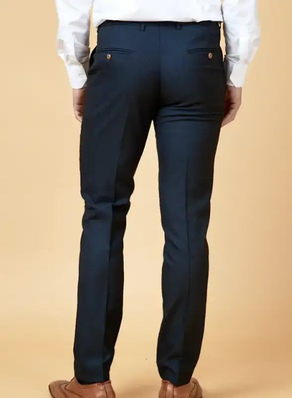 2-delat marinblått kostym - Marc Darcy Max Navy Blue 2pc - Bild 5