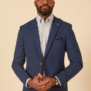 2-delat Royal Blue herrkostym - Marc Darcy Max Royal Blue 2pc