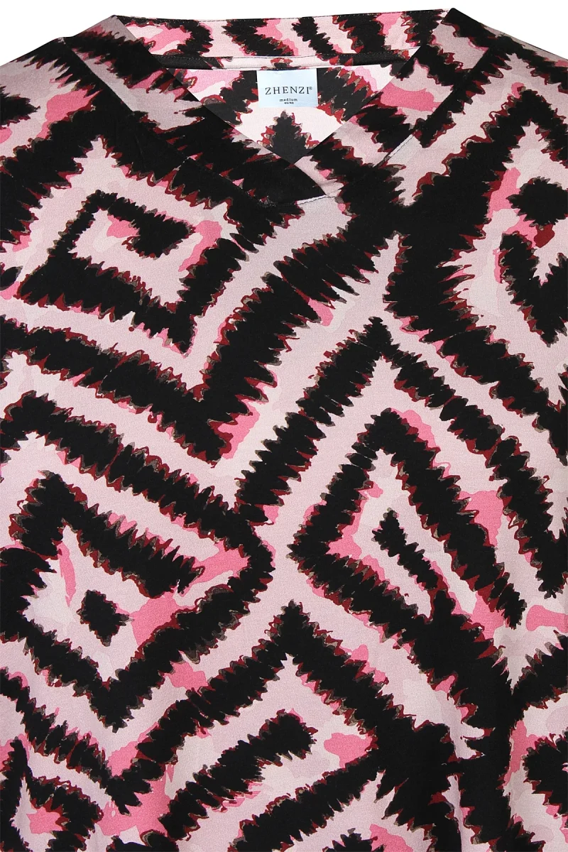 Mönstrad topp från Zhenzi 201171 - Bild 5