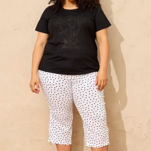 Prickiga capri byxor från Zhenzi 201406