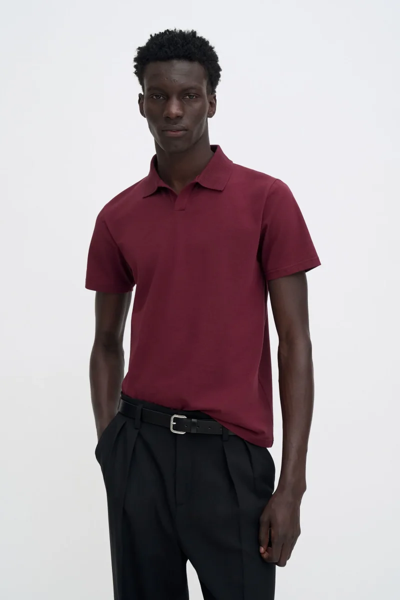 Filippa K T-Shirt Stretch Cotton Polo