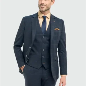 3-delad Herrkostym – Cavani Torino Marinblå