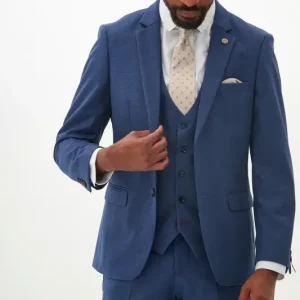 3-delad kostym för herr – Marc Darcy Ashley Marinblå