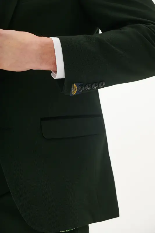 3-delad kostym för herr – Marc Darcy Bromley Olivgrön Mix and Match - Bild 6