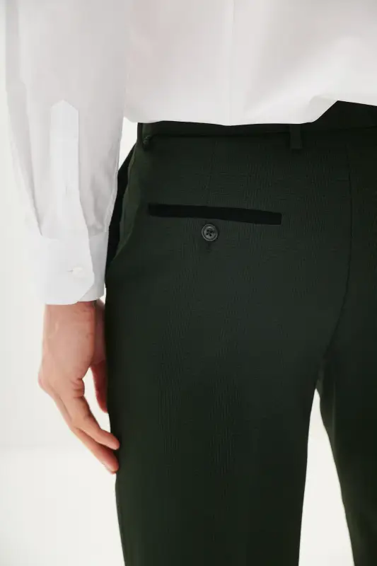 3-delad kostym för herr – Marc Darcy Bromley Olivgrön Mix and Match - Bild 9