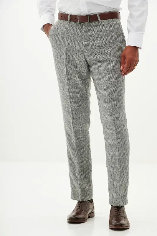 3-delad kostym för herr – Marc Darcy Kris Silvergrå Mix and Match - Bild 9