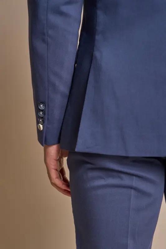 3-delat Blått Herrkostym - Specter Teal - Bild 5