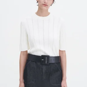 Filippa K T-shirt Braid Knit