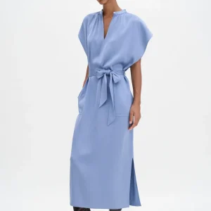 Filippa K Klänning Belted Stand Collar