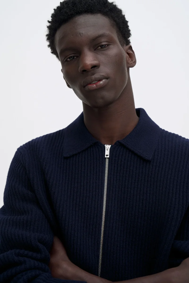 Filippa K Cardigan Ribbed Wool Zip - Bild 5