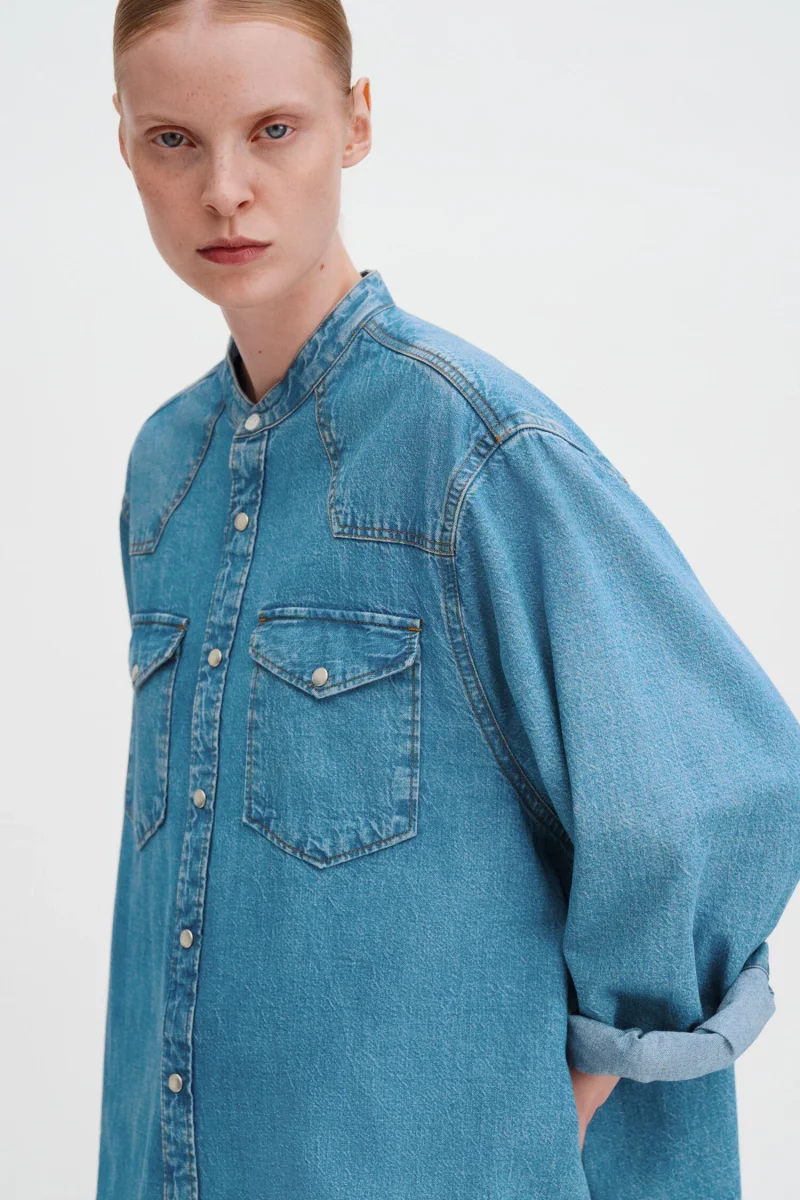 Filippa K Klänning Western Denim - Bild 4