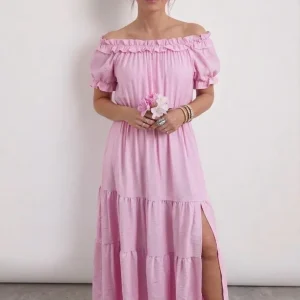 VÅRYRA! Lång volangklänning från Mixbyheart, rosa