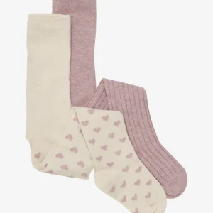 Strumpbyxor Hjärtan 2-pack