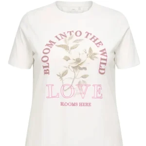 Vit T-shirt från Carmakoma 15353379