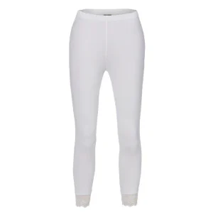 Korta leggings med spets från Trofe 76121