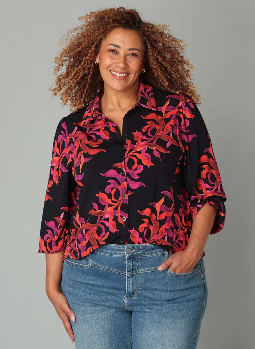 Mönstrad skjorta från Colletta 9000612 - Bild 2