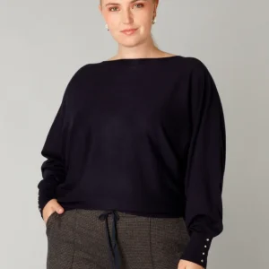 Marinblå tröja från Yesta A005730