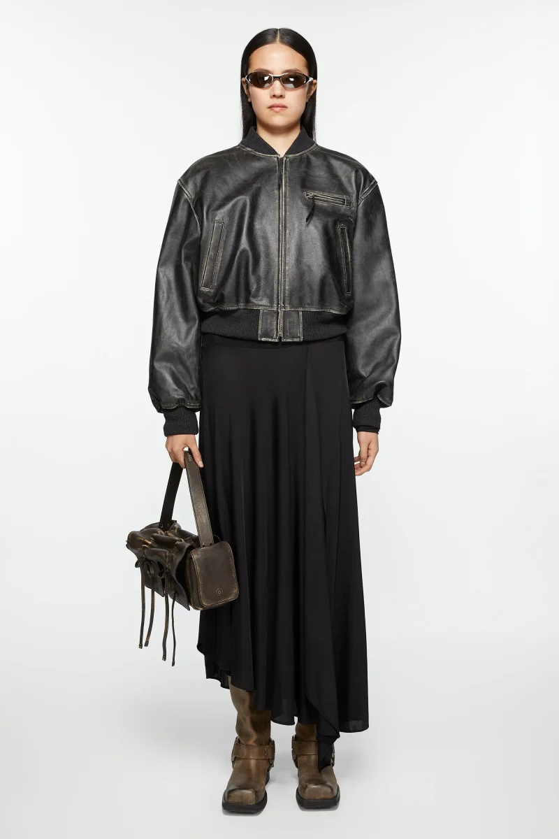 Acne Studios Jacka Leather Bomber - Bild 2