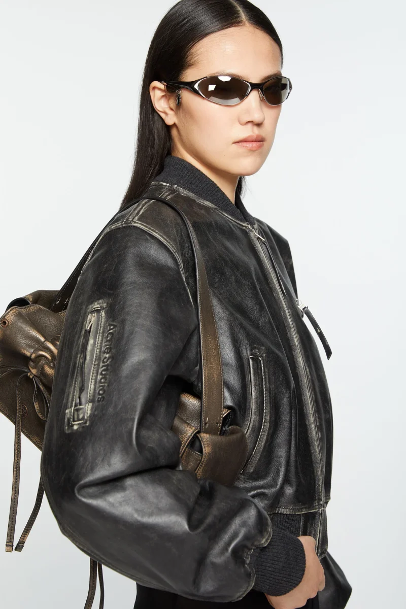 Acne Studios Jacka Leather Bomber - Bild 6