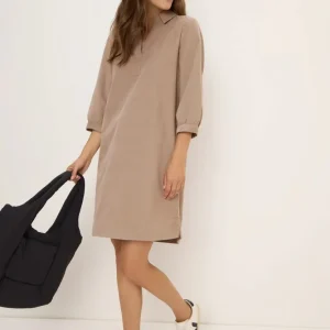 Manchesterklänning, taupe