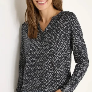 Mönstrad tunikatopp från Cecil