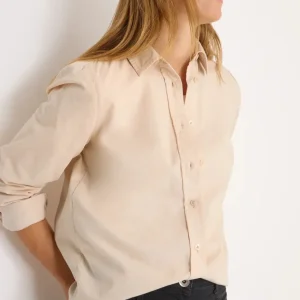 Manchesterblus, beige