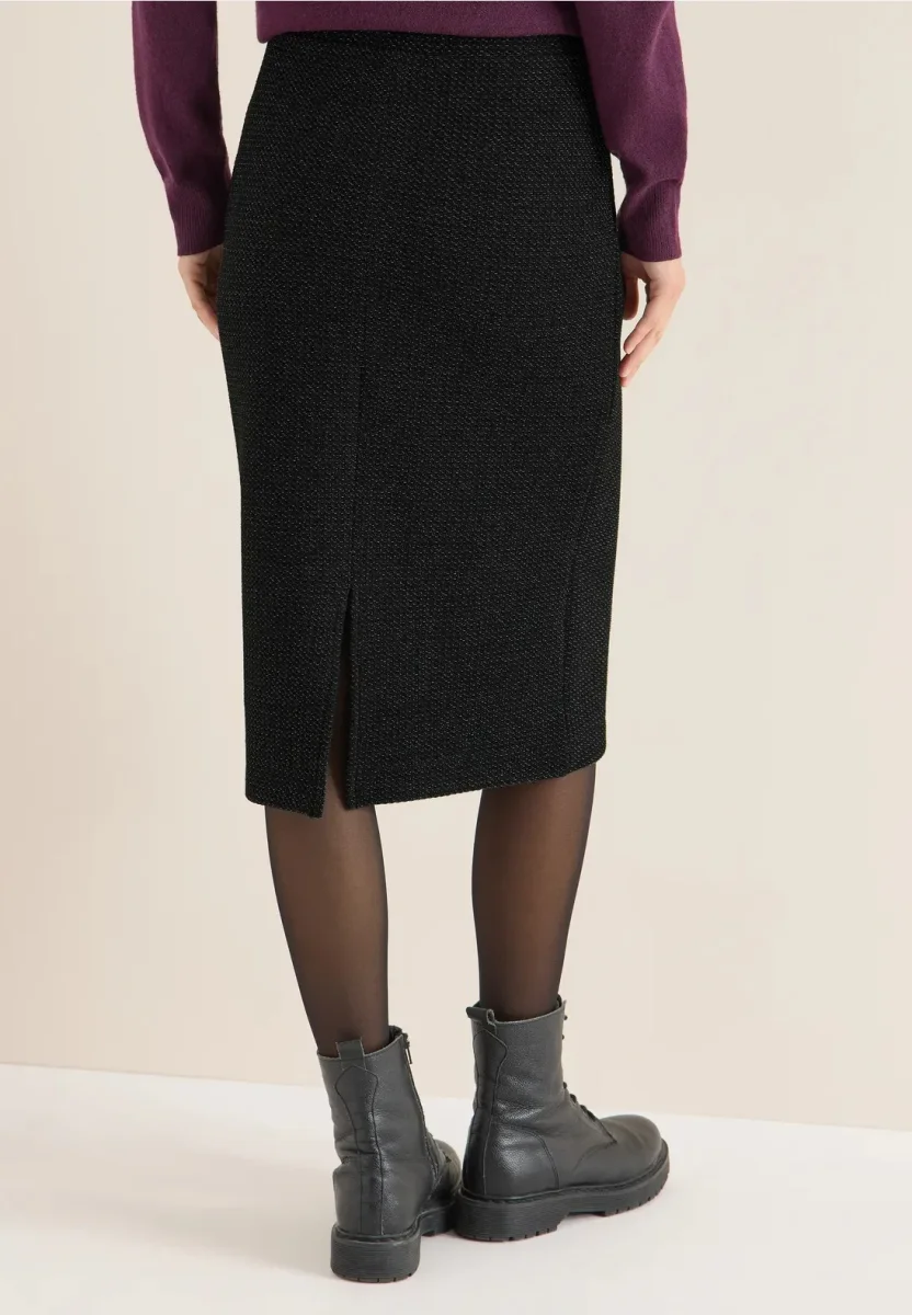 Midikjol i satin från Cecil - Bild 5