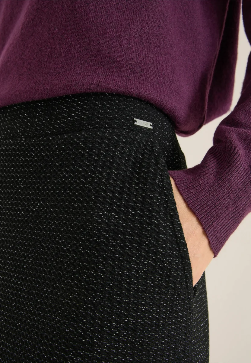 Midikjol i satin från Cecil - Bild 9