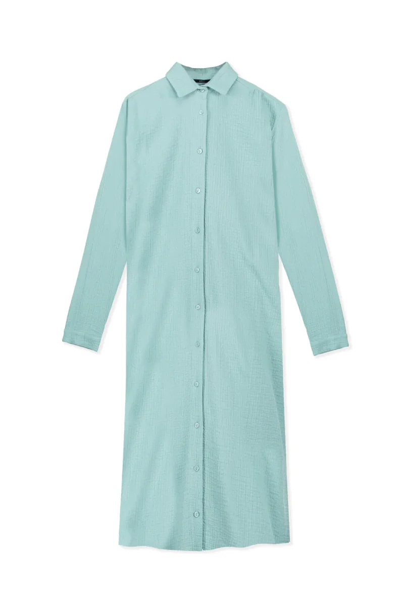 Aveny Klänning Berry Long Seersucker