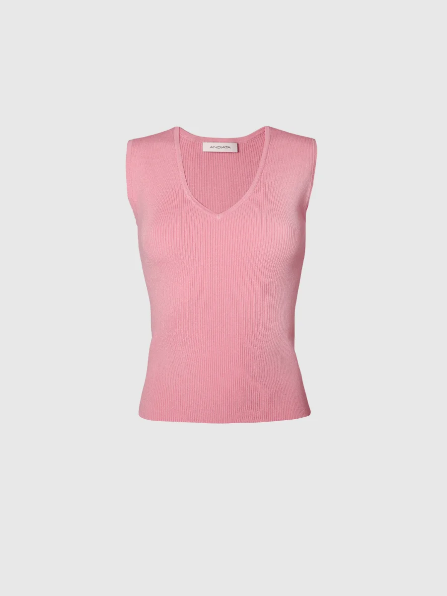 Bibbi Rib-Knit Top - Bild 3