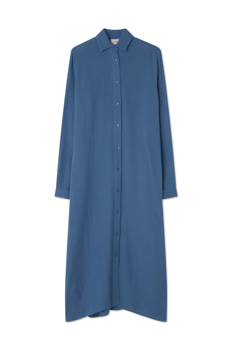 Aveny Klänning Berry Cotton Crincle - Bild 3