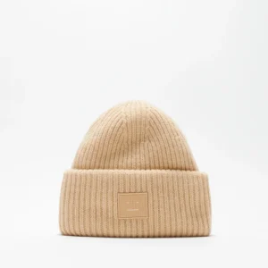 Acne Studios Mössa Large Face Logo Beanie