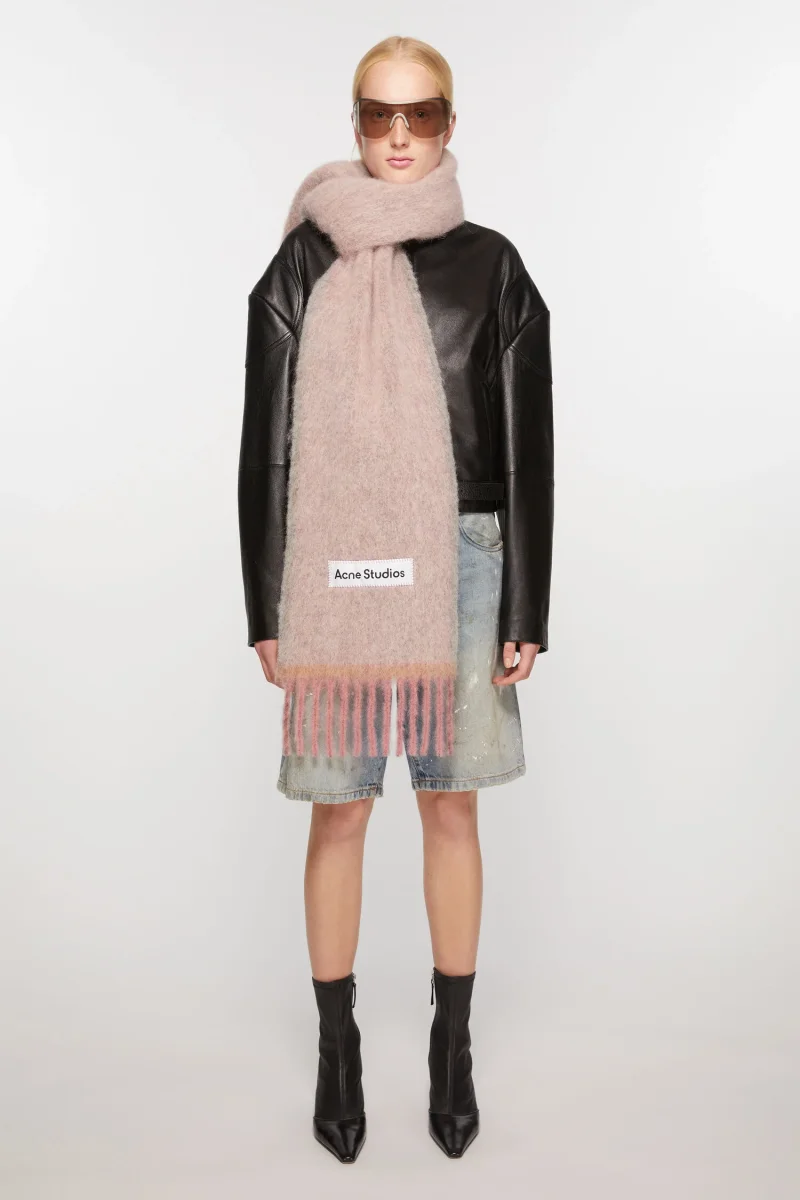 Acne Studios Halsduk Wool Mohair Scarf Narrow - Bild 6