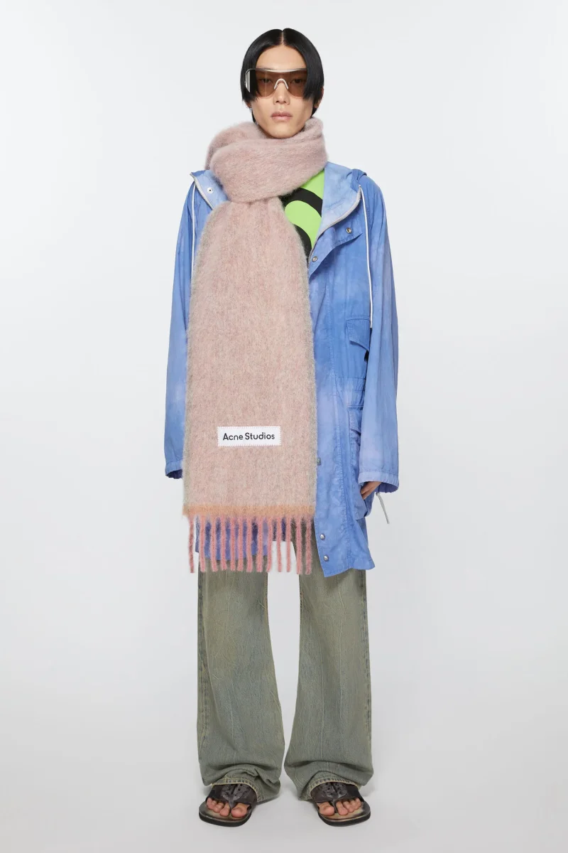 Acne Studios Halsduk Wool Mohair Scarf Narrow - Bild 7