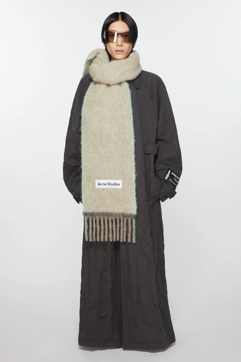 Acne Studios Halsduk Wool Mohair Scarf Narrow - Bild 3