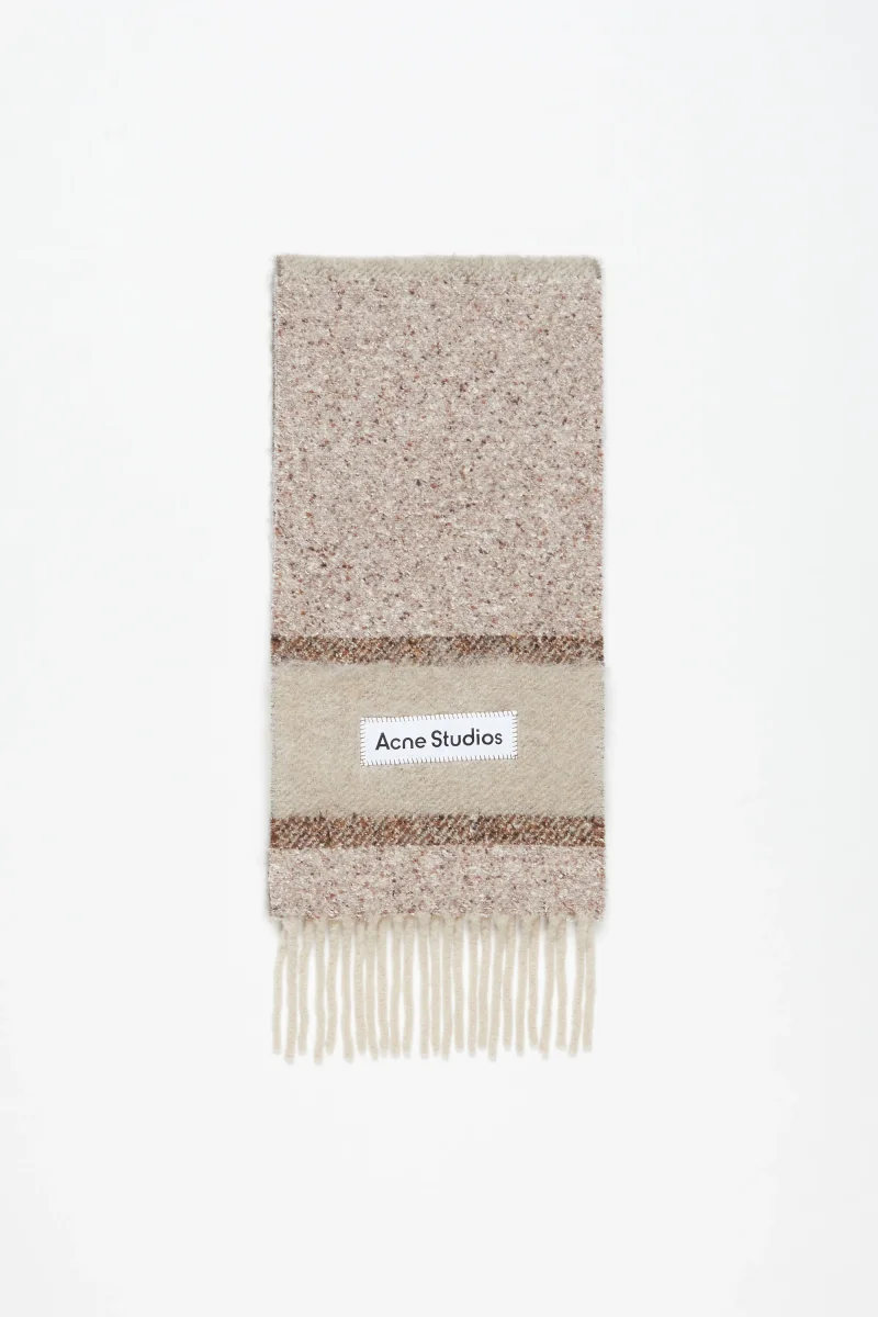 Acne Studios Halsduk Fringed Logo - Bild 3