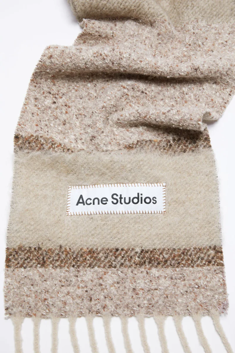 Acne Studios Halsduk Fringed Logo - Bild 5