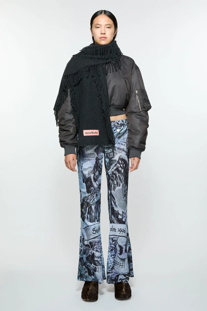 Acne Studios Halsduk Fringe Wool - Bild 3