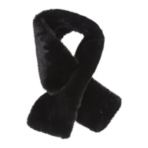 Svart päls halsduk från Moshi 12792