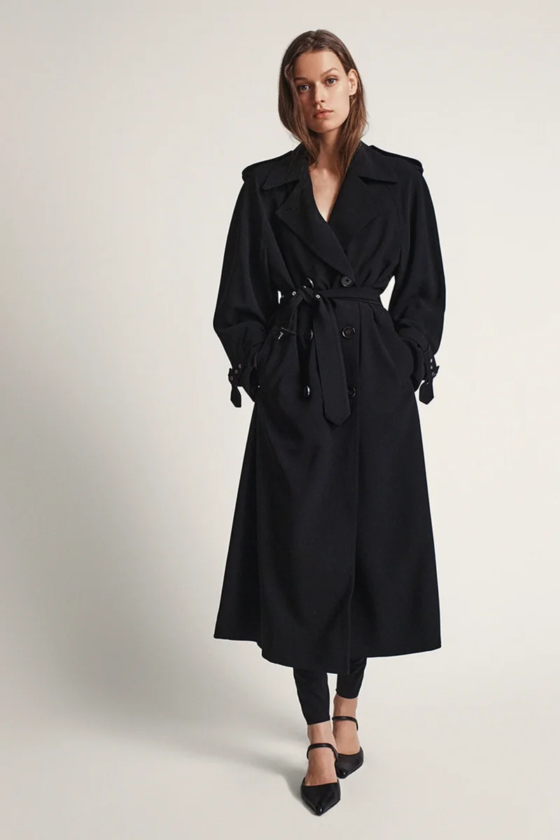 Filippa K Kappa Draped Trench