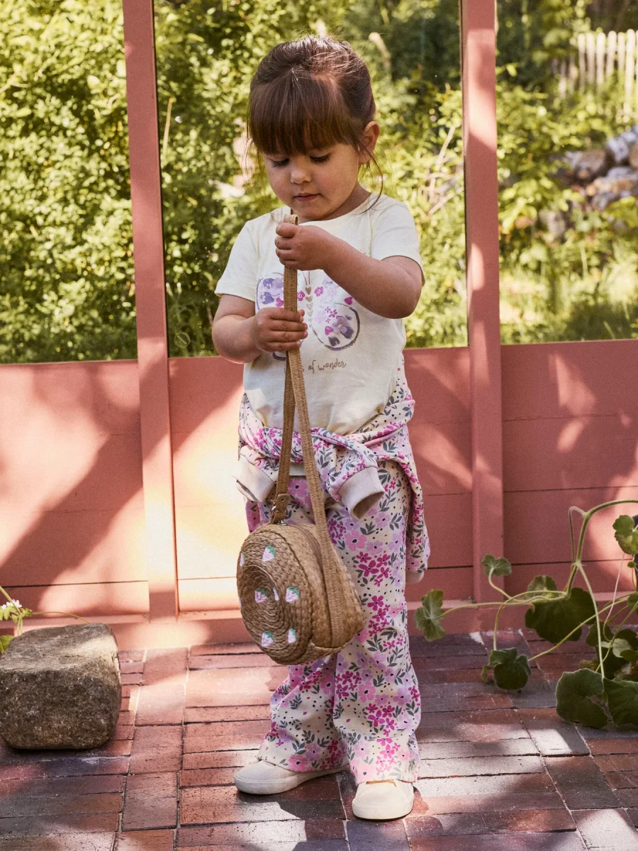 Blommig utsvängd Leggings - Bild 3