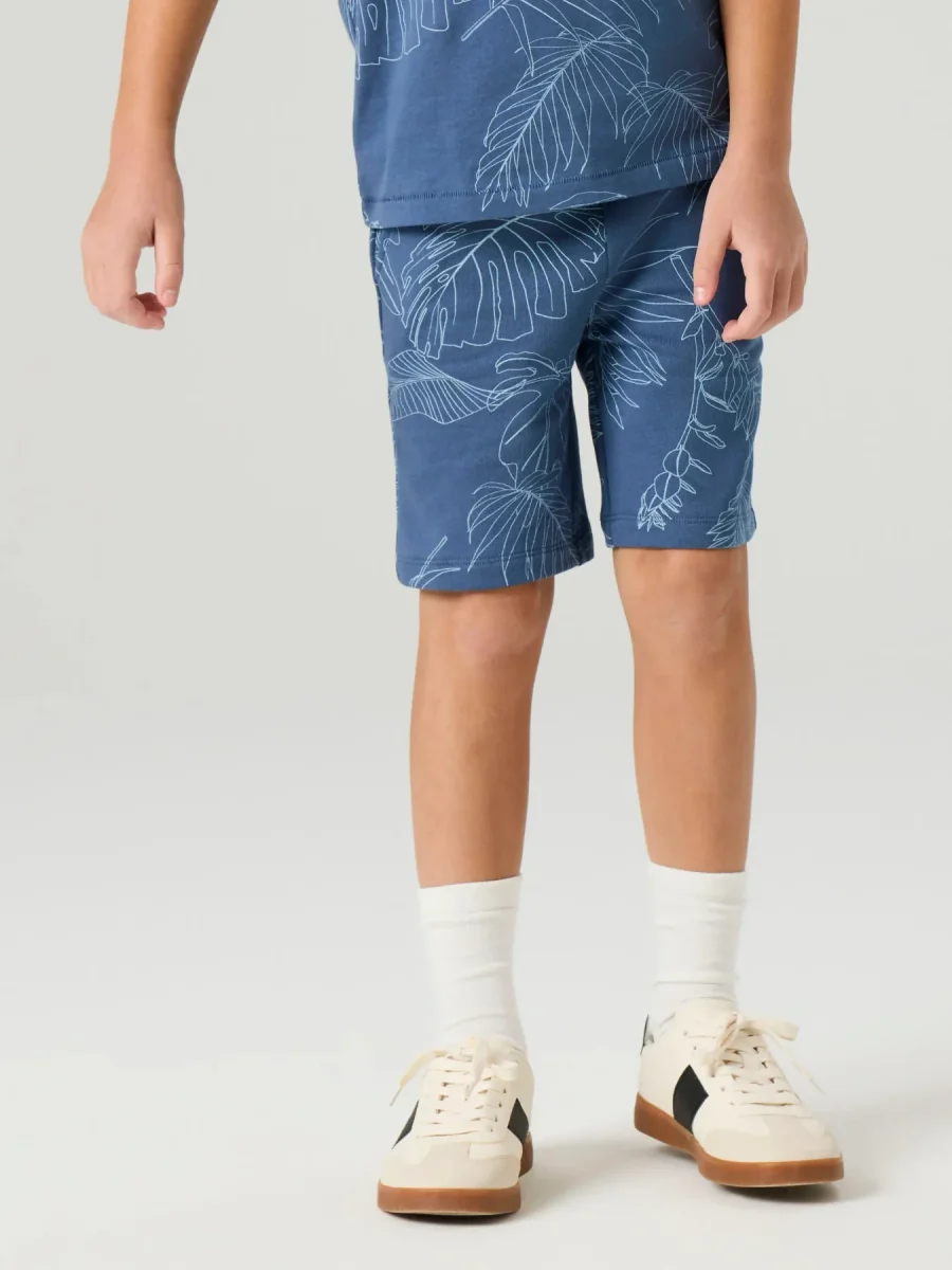 Mönstrad Sweat Shorts - Bild 4